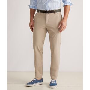 Vineyard Vines Men's On-The-Go Pants, Khaki, Size 38X30